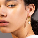 Brinco Corrente com Pérola - Bemore