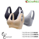 Kit 3 Unidades [Pague 1, Leve 3] - Sutiã CalmComfort - Bemore